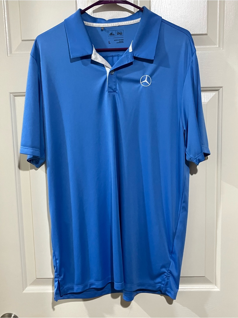 Adidas man size large Polo style pullover shirt